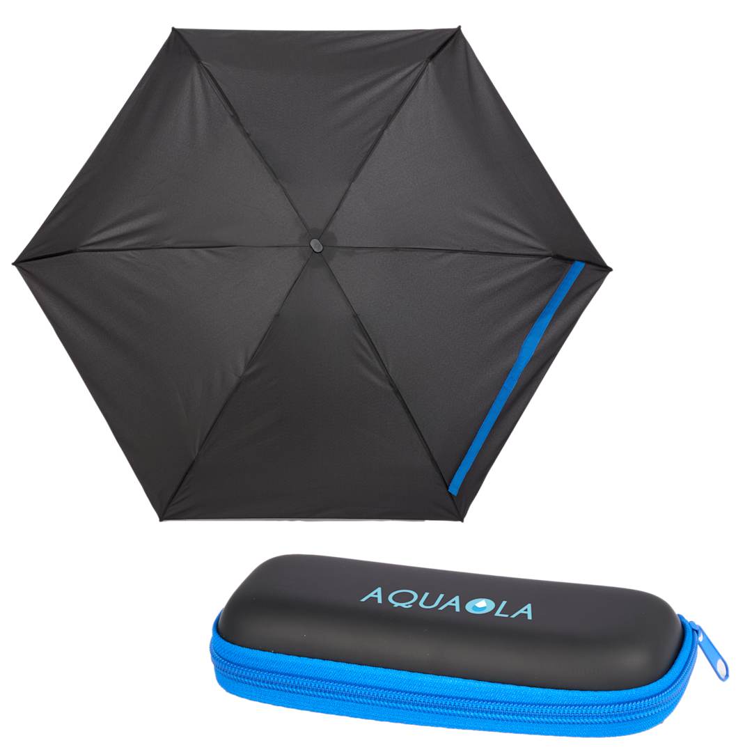 37" Compact Travel Umbrella With Case - 5050-05 Blue