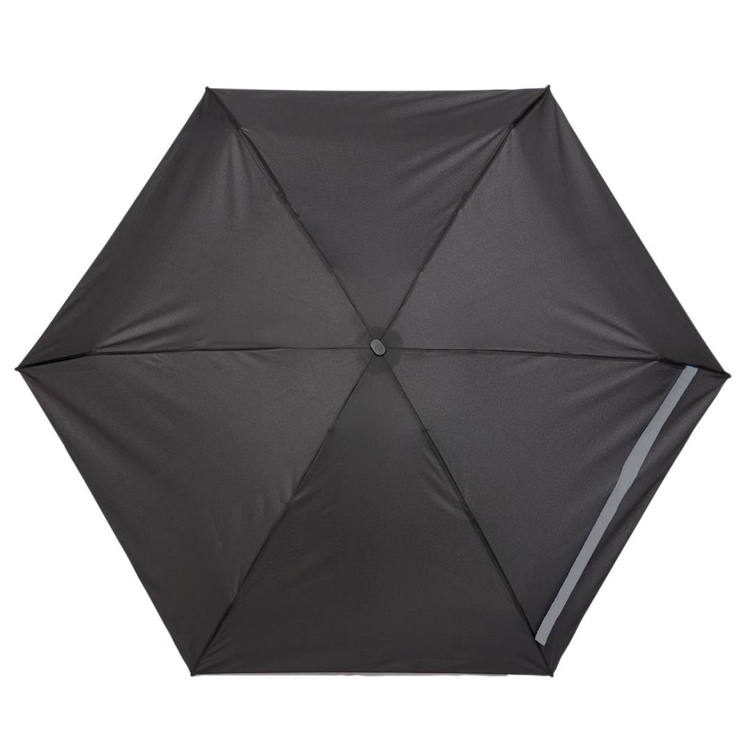37" Compact Travel Umbrella With Case - 5050-05 Silver