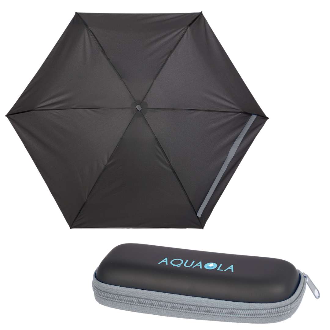 37" Compact Travel Umbrella With Case - 5050-05 Silver