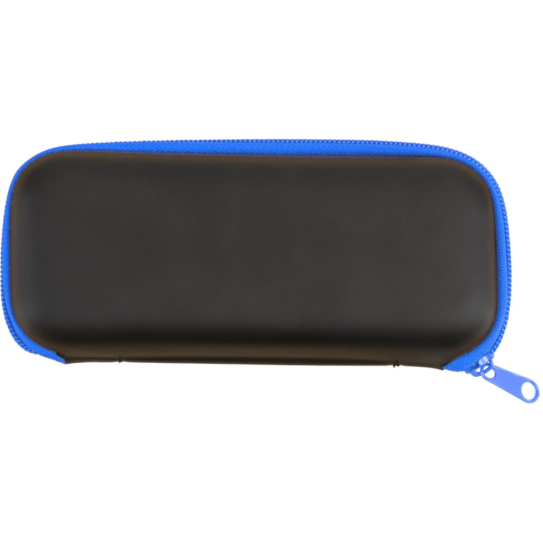 37" Compact Travel Umbrella With Case - 5050-05 Blue