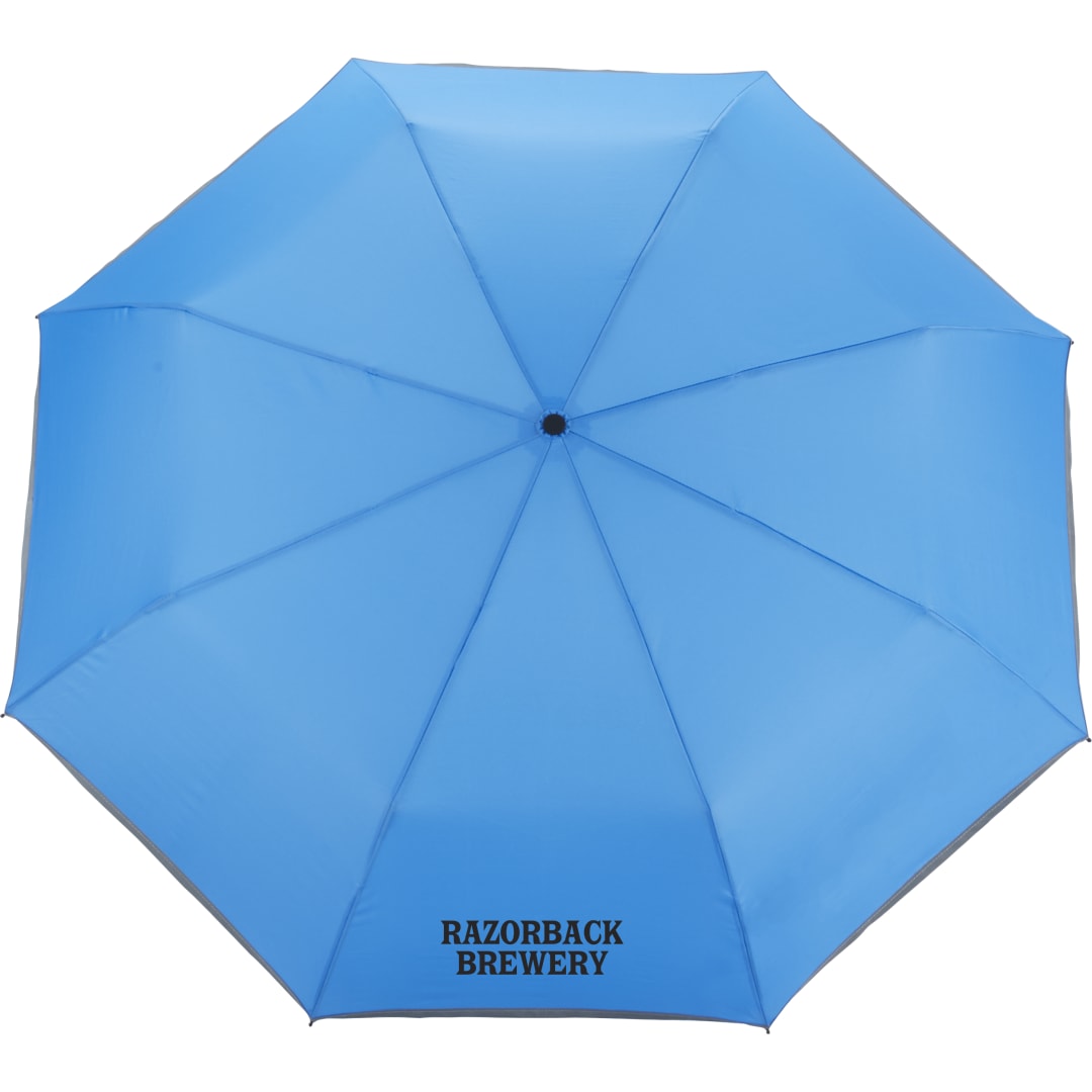 48&quot; RPET Umbrella w/ Reflective Trim - 5050-08 Blue