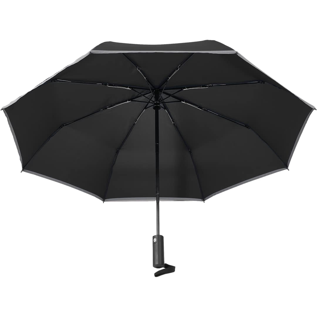 48" RPET Umbrella w/ Reflective Trim - 5050-08 Black