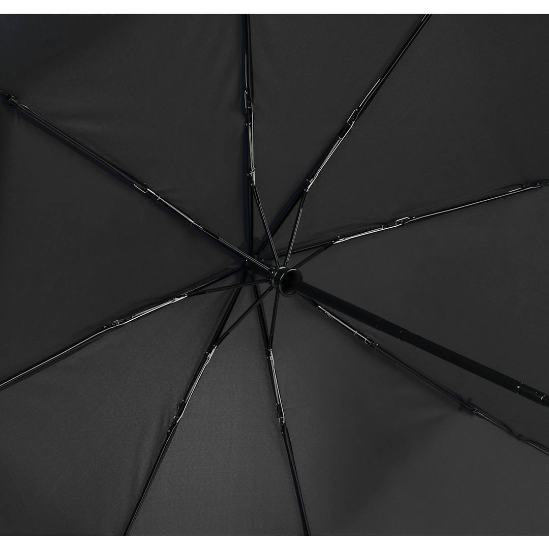 48" RPET Umbrella w/ Reflective Trim - 5050-08 Black