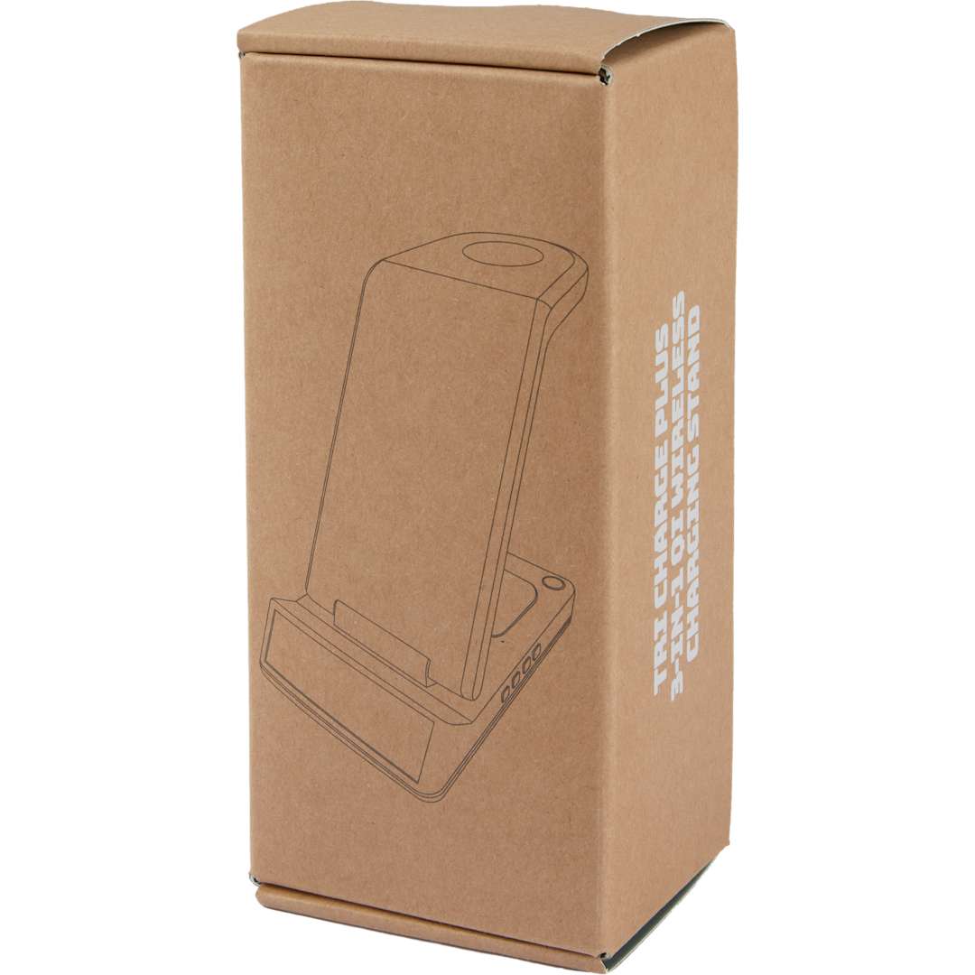 TriCharge Plus 3-IN-1 Qi Wireless Charging Stand - 7143-66 Black