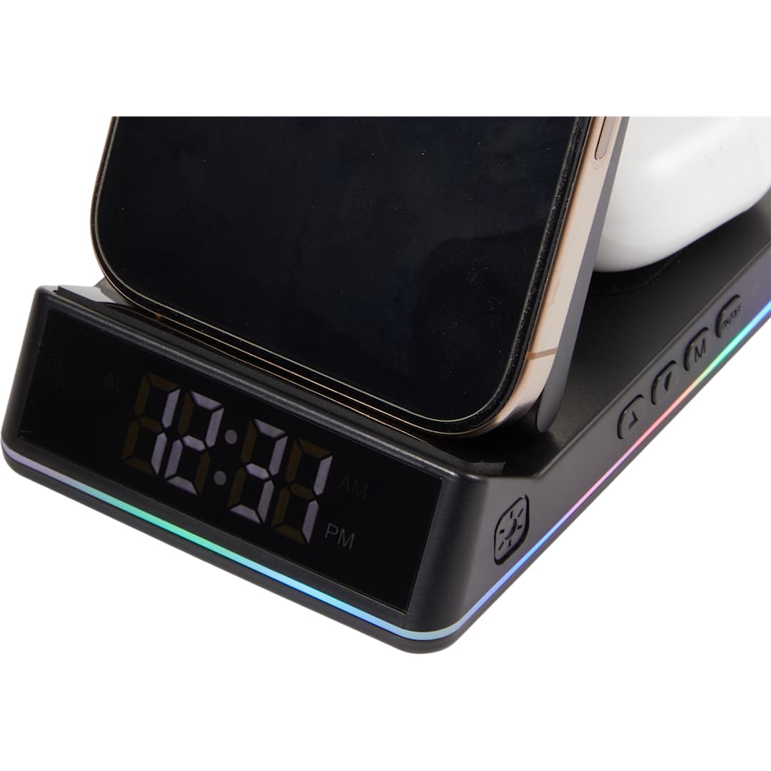 TriCharge Plus 3-IN-1 Qi Wireless Charging Stand - 7143-66 Black