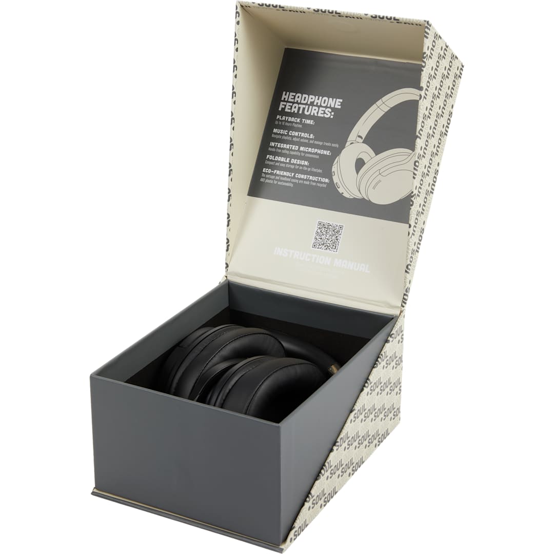 SoulMic Bluetooth Headphones - 7195-70 Black