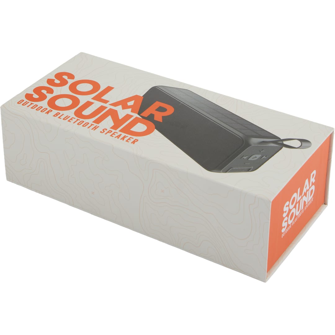 Solar Sound Outdoor Bluetooth Speaker - 7197-57 Black