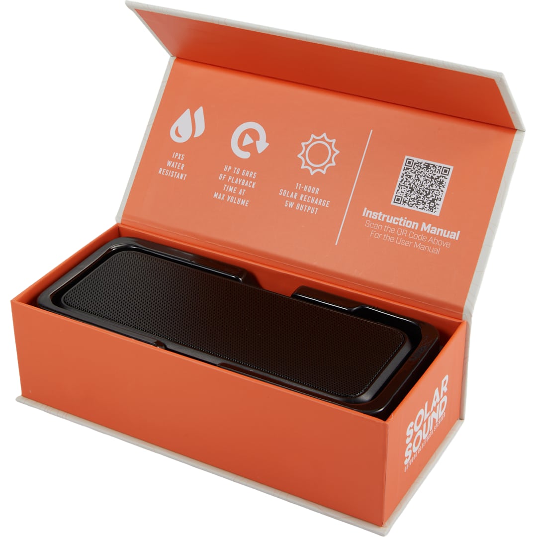 Solar Sound Outdoor Bluetooth Speaker - 7197-57 Black