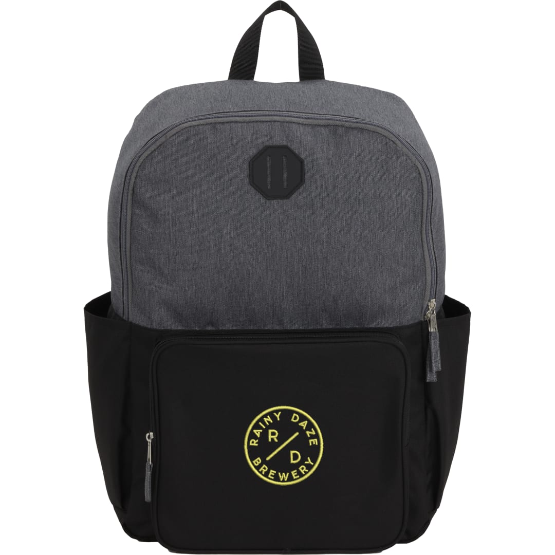 Paired Recycled 15&quot; Laptop Backpack - 9898-06 Black