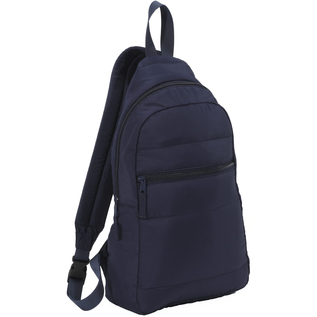 Puffer Recycled Sling Backpack - 9898-11 Blue