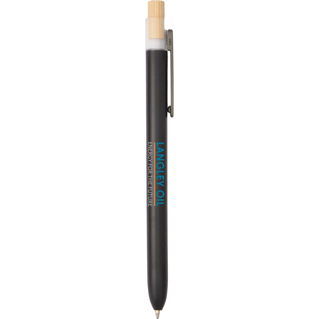 Paige Recycled Ocean Bound Plastic Pen - SM-5201 Black