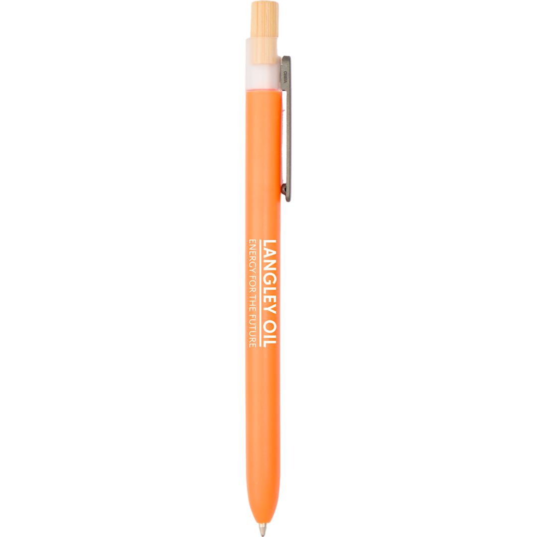 Paige Recycled Ocean Bound Plastic Pen - SM-5201 Orange