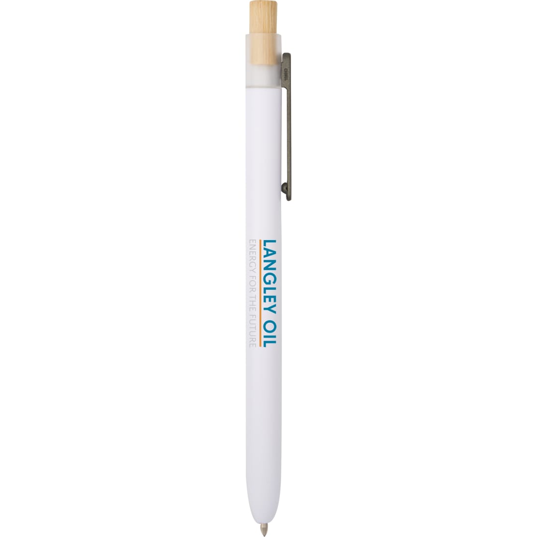 Paige Recycled Ocean Bound Plastic Pen - SM-5201 White
