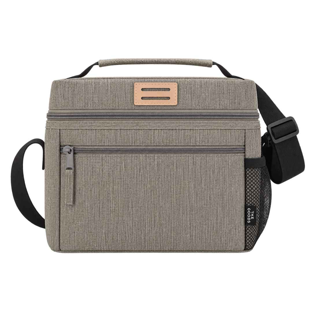 The Goods The Goods Recycled 9 Can Lunch Cooler - SM-5716 Gray