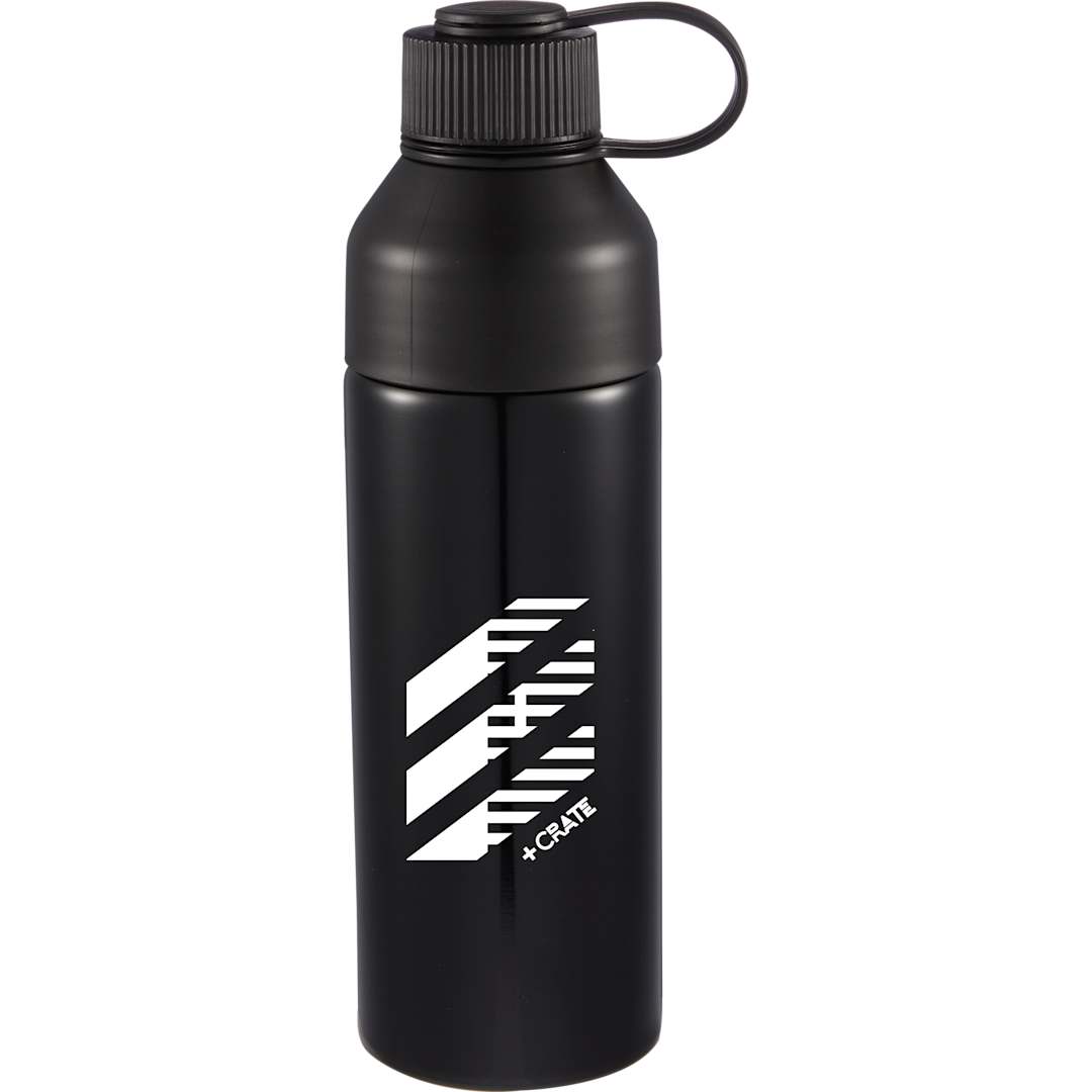 DUO 26oz Recycled Aluminum Bottle - SM-6966 Black