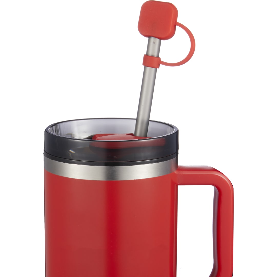 Silicone Straw Topper - SM-6967 Red