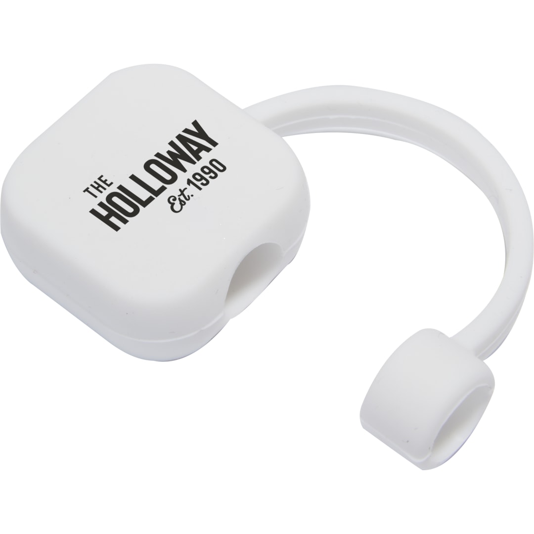 Silicone Straw Topper - SM-6967 White