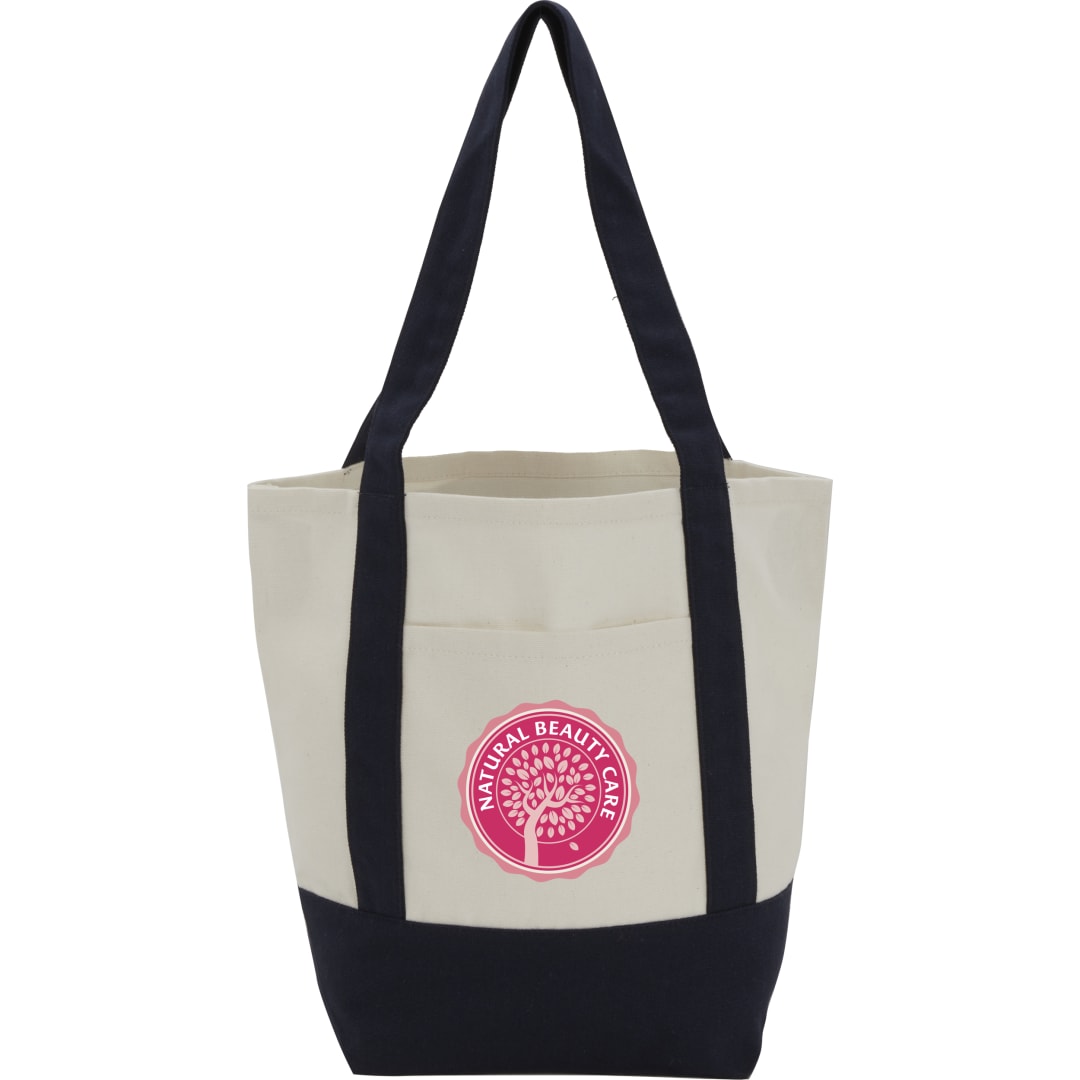 Mini Recycled 8oz Cotton Canvas Tote - 7901-55 Black