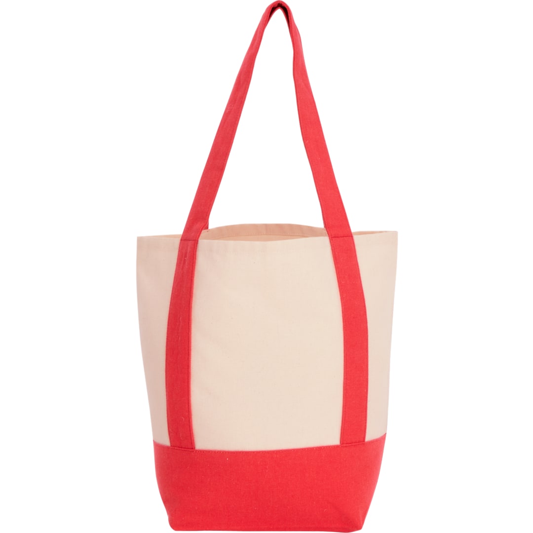 Mini Recycled 8oz Cotton Canvas Tote - 7901-55 Red