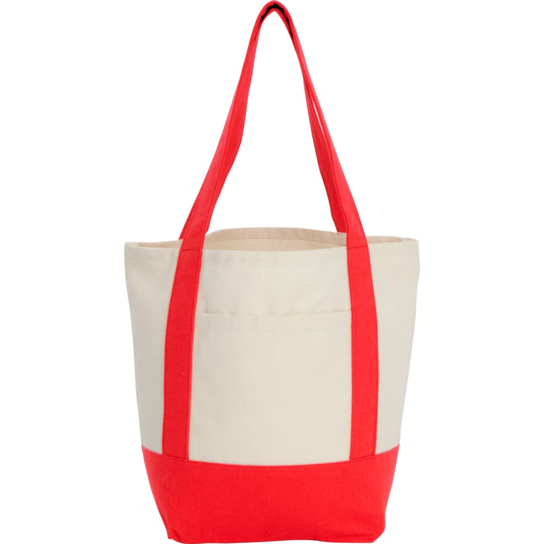 Mini Recycled 8oz Cotton Canvas Tote - 7901-55 Red