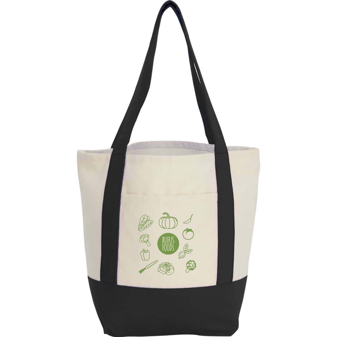 Mini Recycled 8oz Cotton Canvas Tote - 7901-55 Black