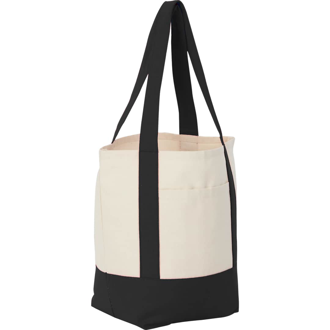 Mini Recycled 8oz Cotton Canvas Tote - 7901-55 Black