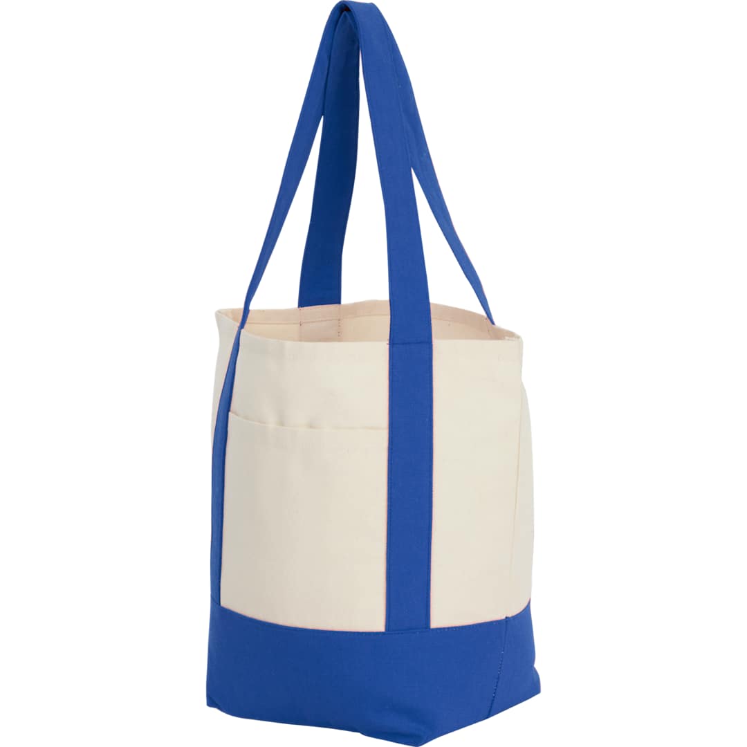 Mini Recycled 8oz Cotton Canvas Tote - 7901-55 Blue