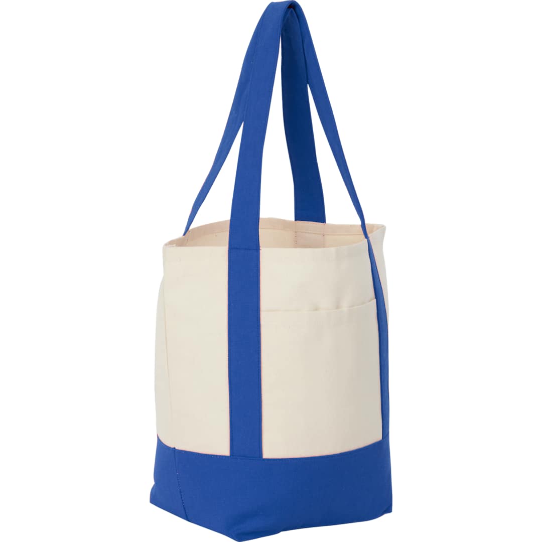 Mini Recycled 8oz Cotton Canvas Tote - 7901-55 Blue