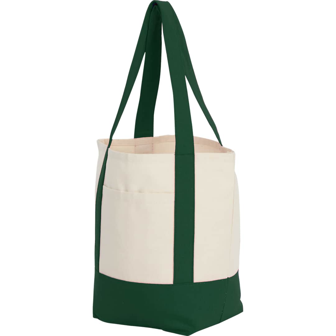 Mini Recycled 8oz Cotton Canvas Tote - 7901-55 Green