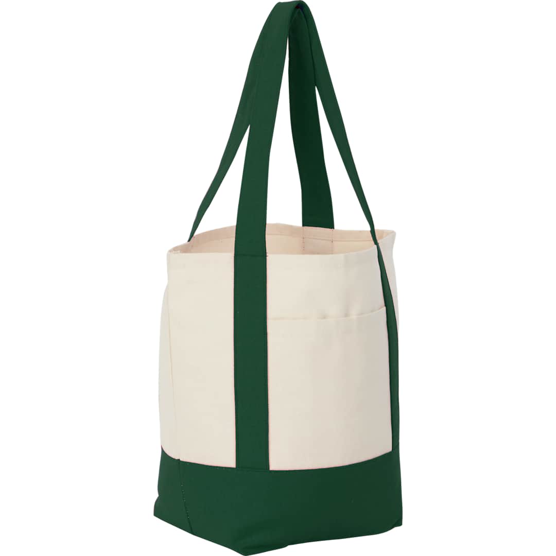 Mini Recycled 8oz Cotton Canvas Tote - 7901-55 Green