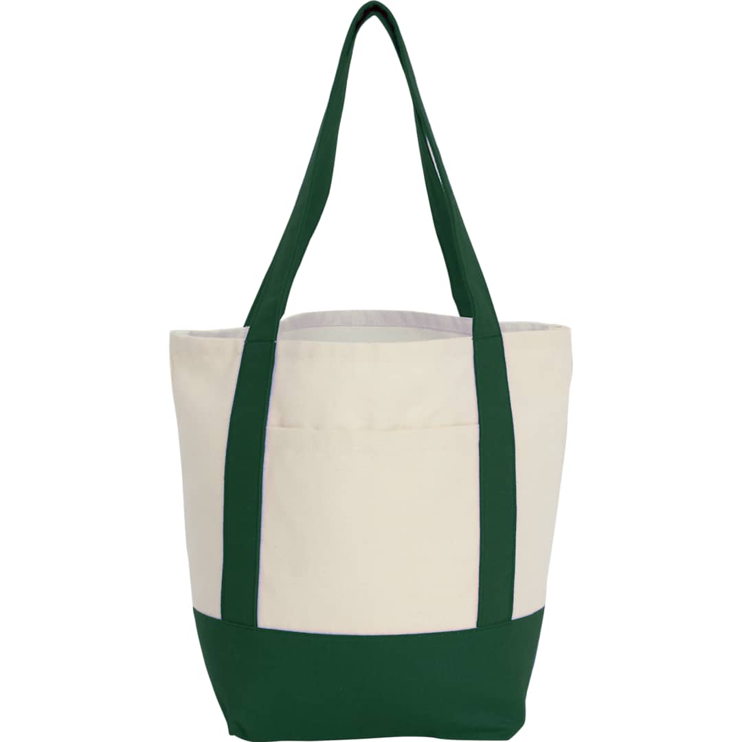 Mini Recycled 8oz Cotton Canvas Tote - 7901-55 Green