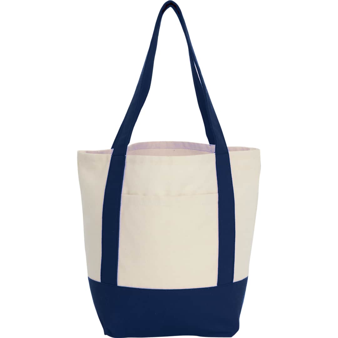 Mini Recycled 8oz Cotton Canvas Tote - 7901-55 Blue