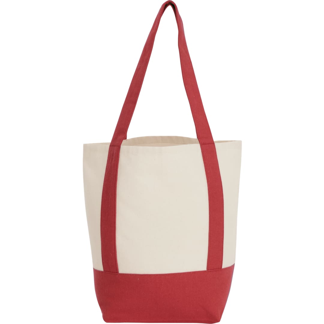 Mini Recycled 8oz Cotton Canvas Tote - 7901-55 Red