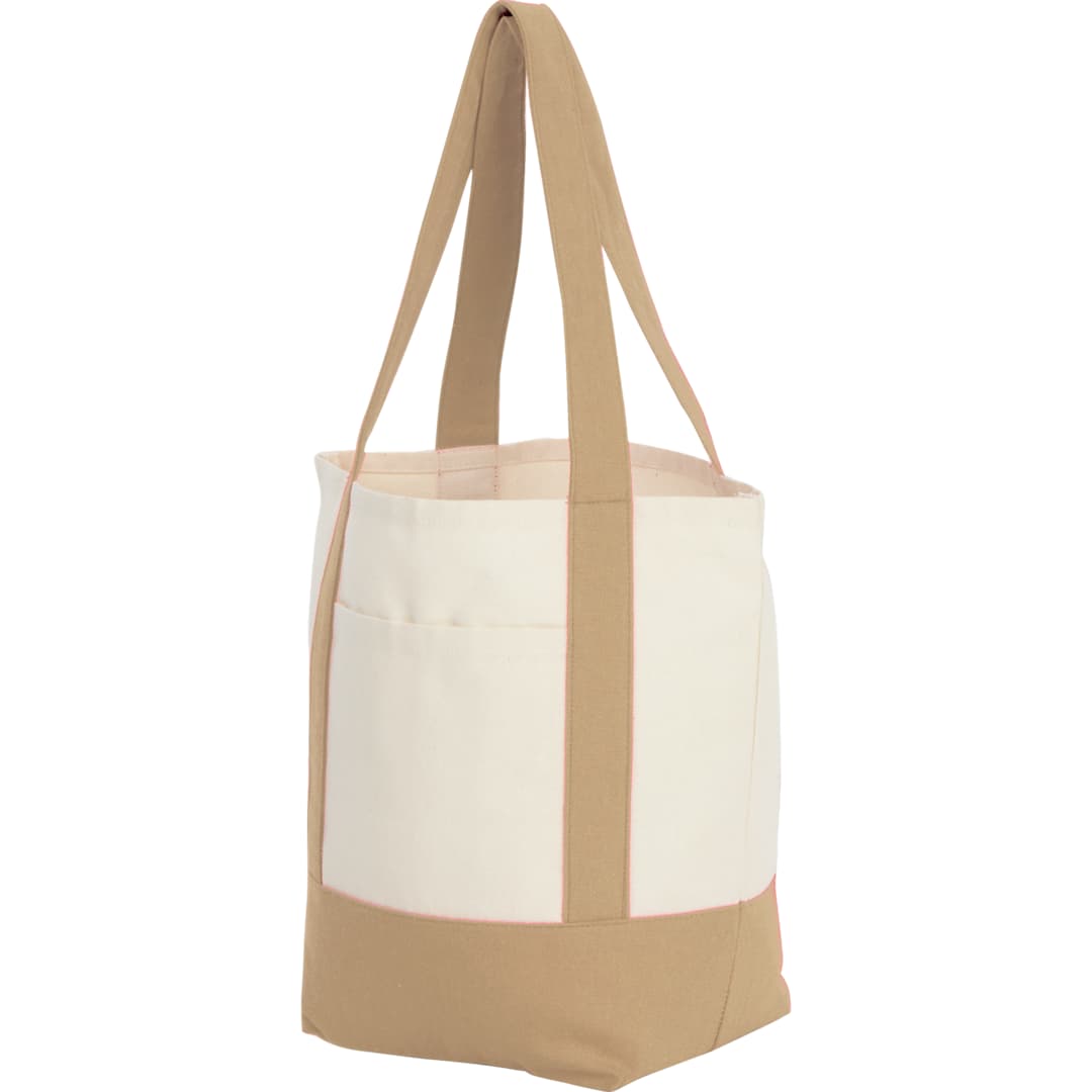 Mini Recycled 8oz Cotton Canvas Tote - 7901-55 Tan