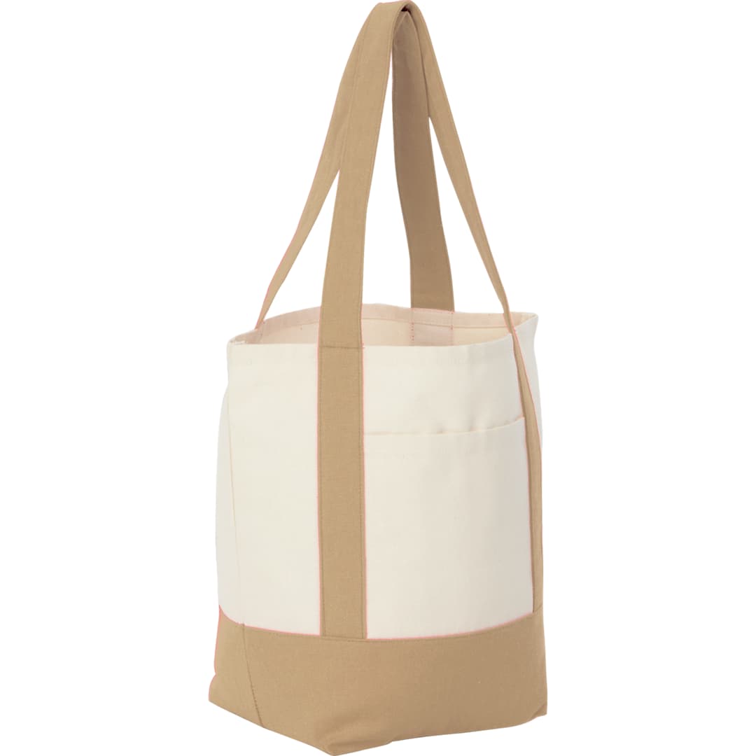 Mini Recycled 8oz Cotton Canvas Tote - 7901-55 Tan