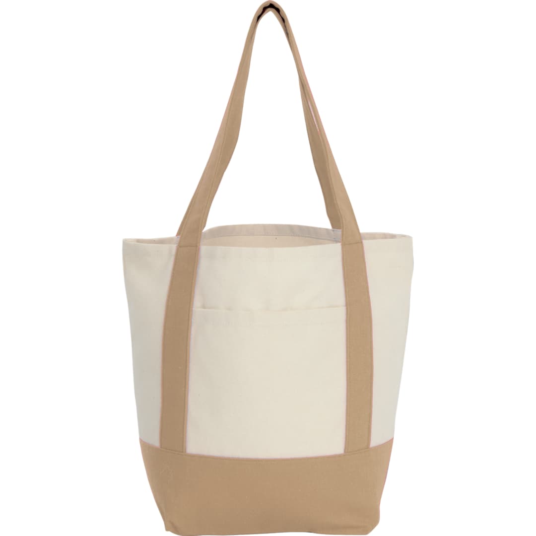 Mini Recycled 8oz Cotton Canvas Tote - 7901-55 Tan
