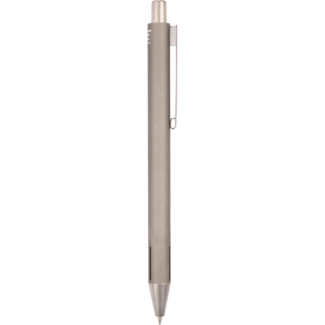 Halo Soft Touch Recycled Aluminum Gel Pen - SM-5203 Gray