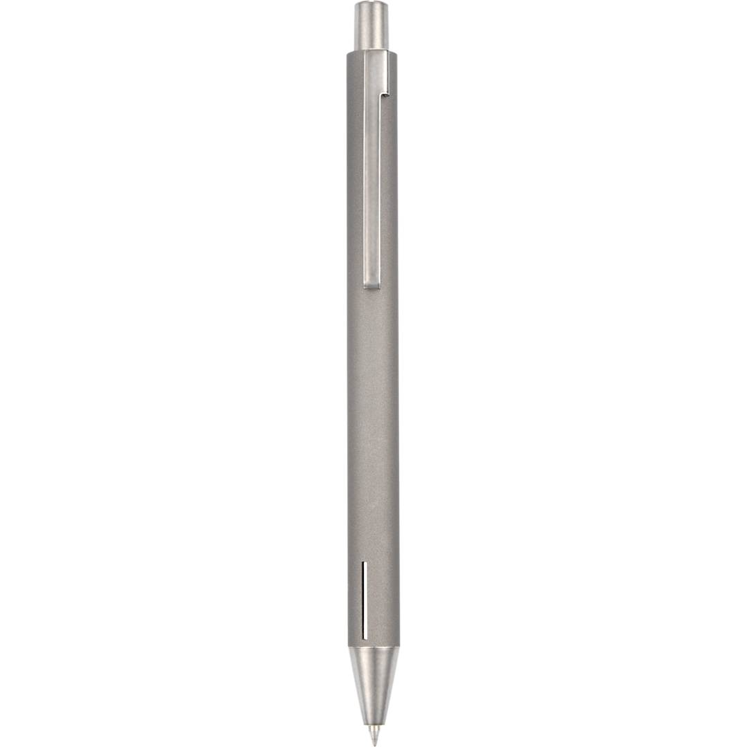 Halo Soft Touch Recycled Aluminum Gel Pen - SM-5203 Gray