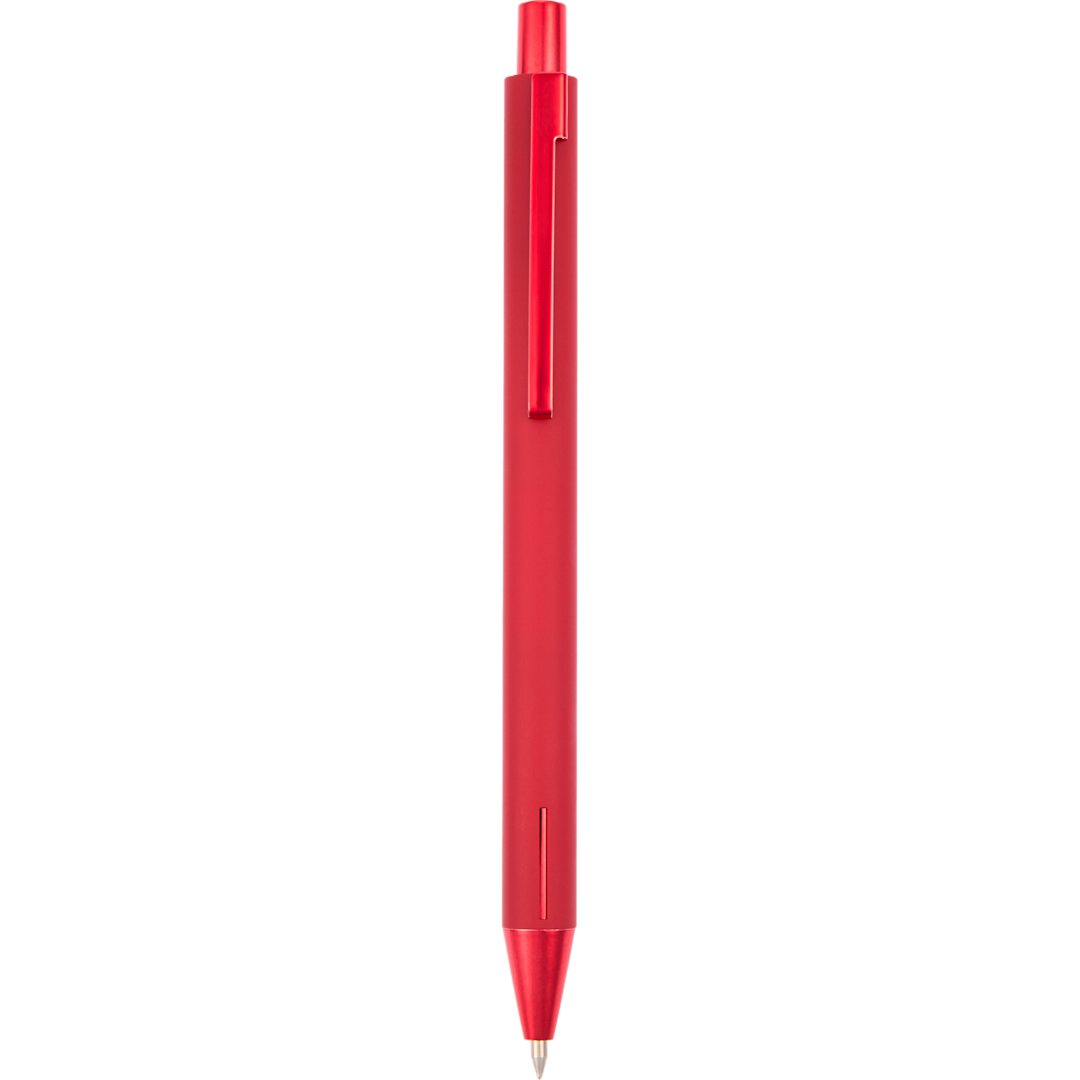 Halo Soft Touch Recycled Aluminum Gel Pen - SM-5203 Red