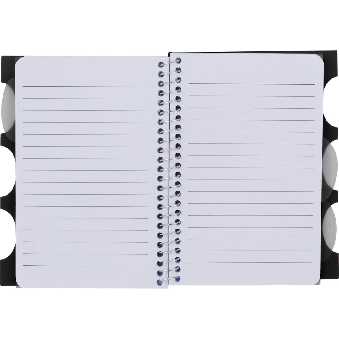 FSC&#174; Recycled 4” x 6” Multitask Notebook - SM-5208 Black