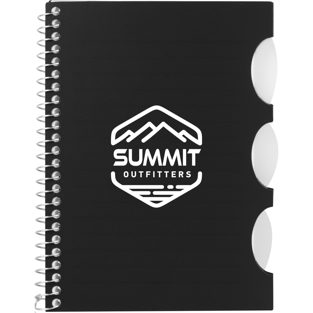 FSC&#174; Recycled 4” x 6” Multitask Notebook - SM-5208 Black