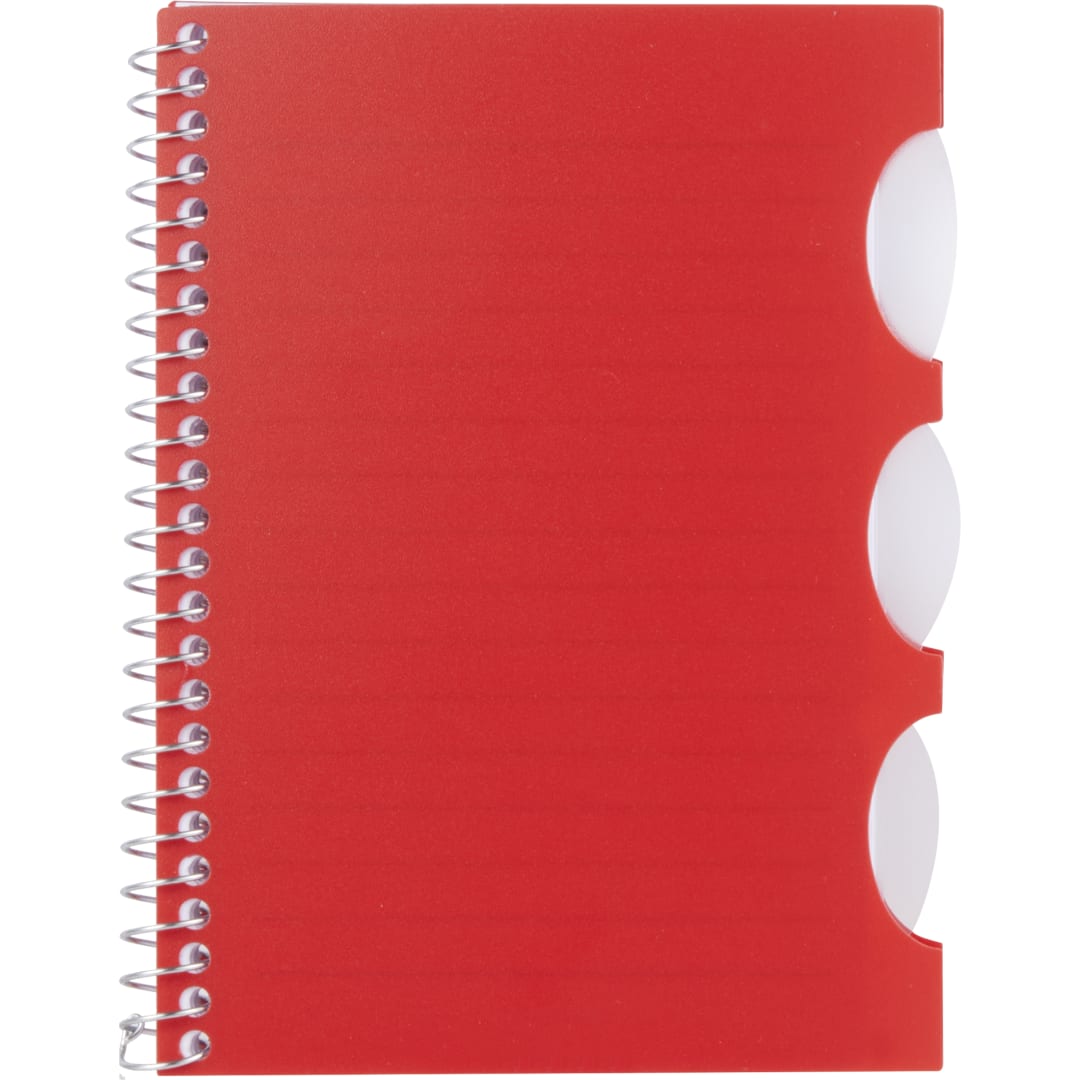 FSC&#174; Recycled 4” x 6” Multitask Notebook - SM-5208 Red