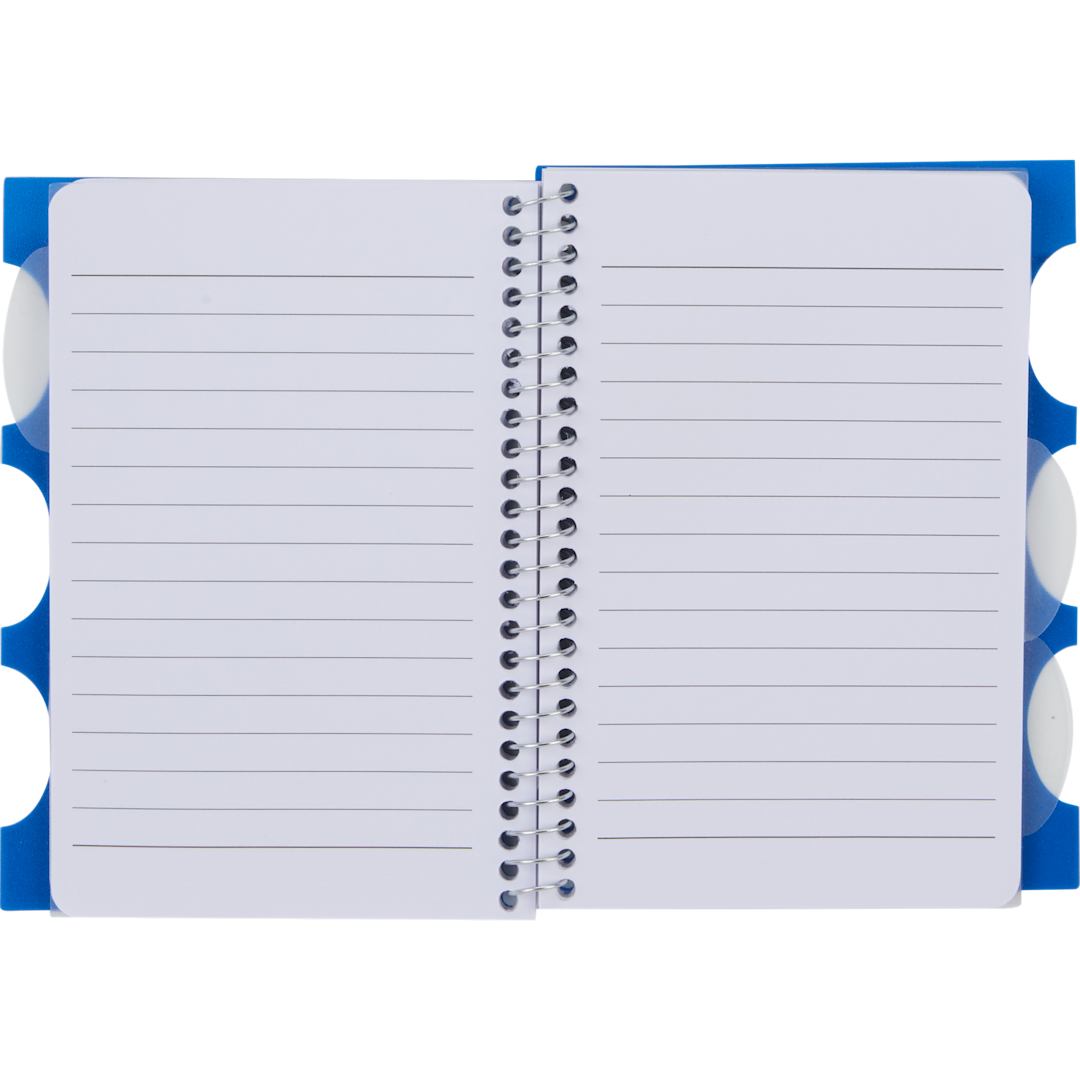 FSC&#174; Recycled 4” x 6” Multitask Notebook - SM-5208 Blue