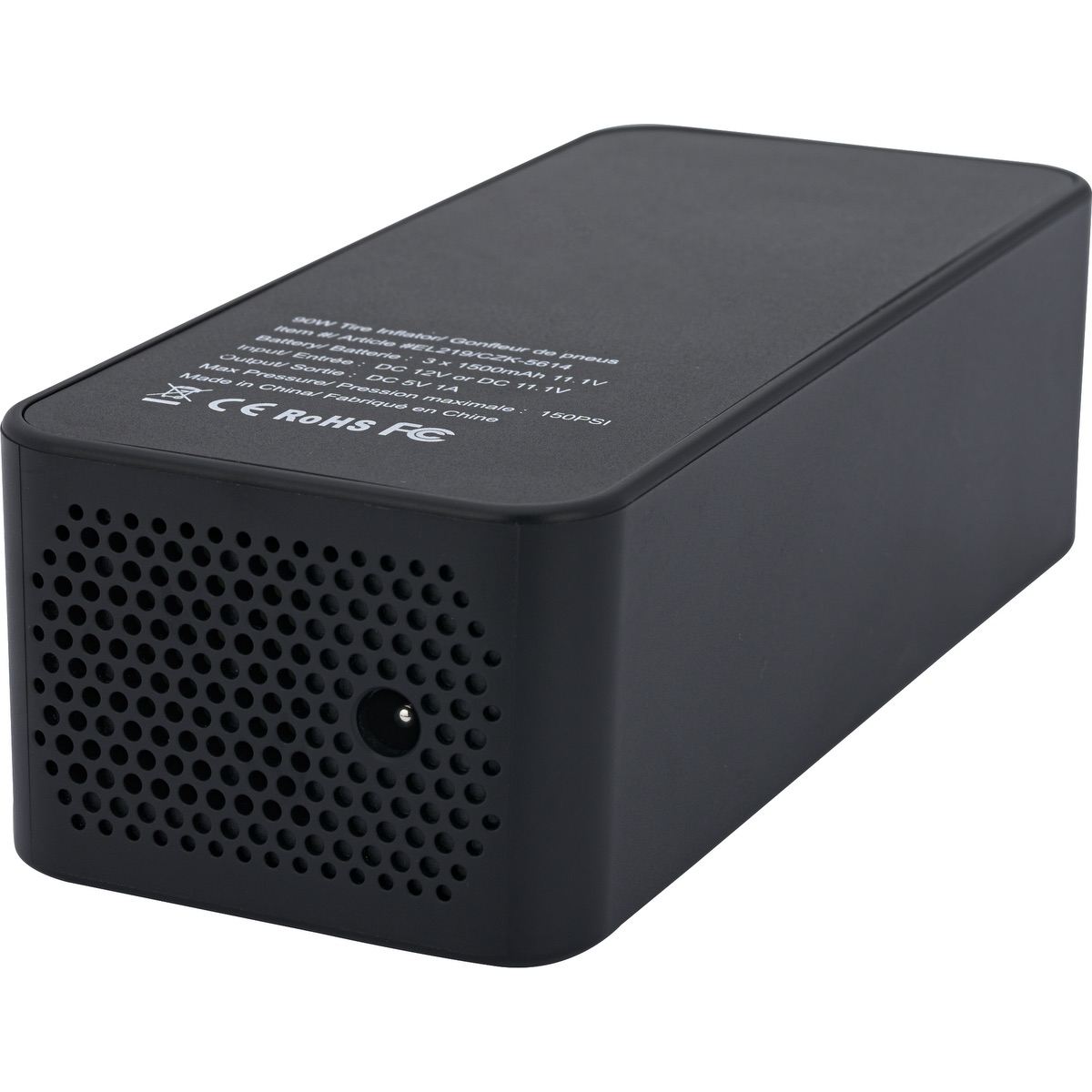 Gonfleur de pneus/pompe à air numérique - EL219 Black