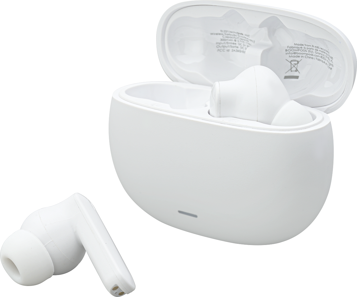Boompods Écouteurs Echobuds à réduction de bruit Boompods™ - EL221 White