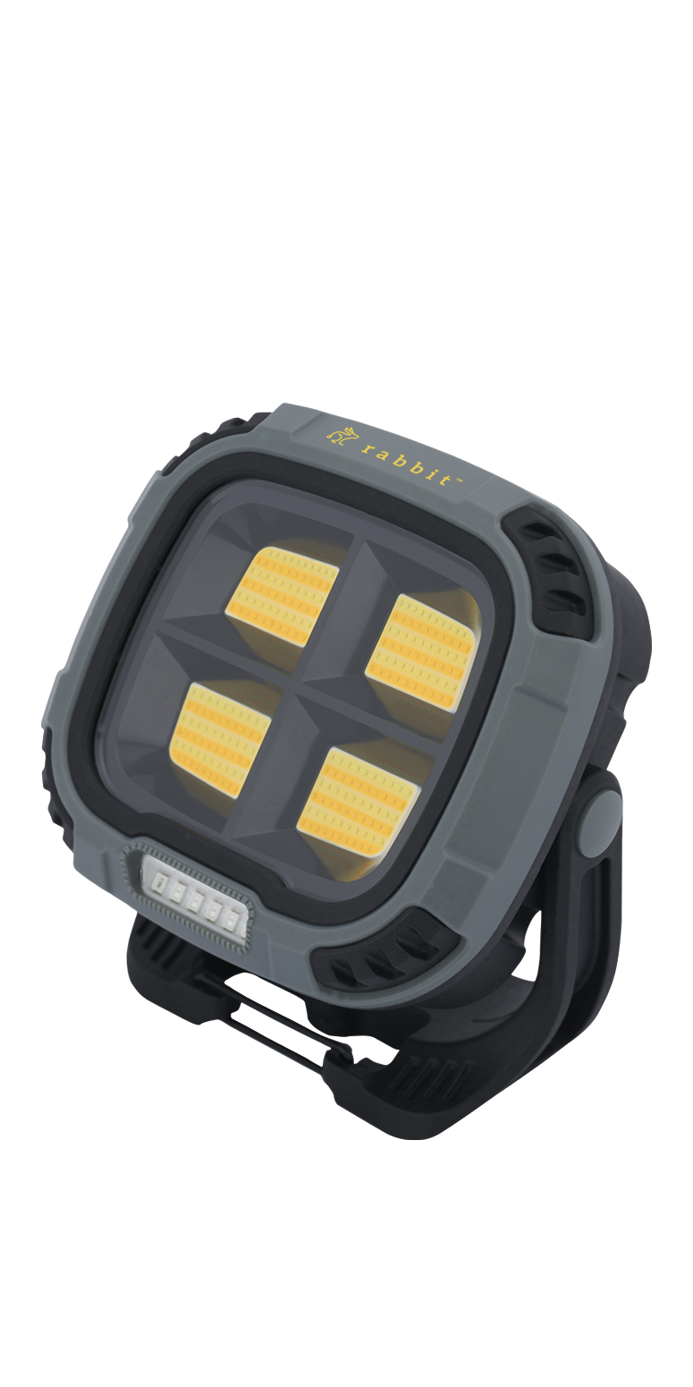 Lampe de travail quadruple COB rechargeable 20 W - FL210 Gray