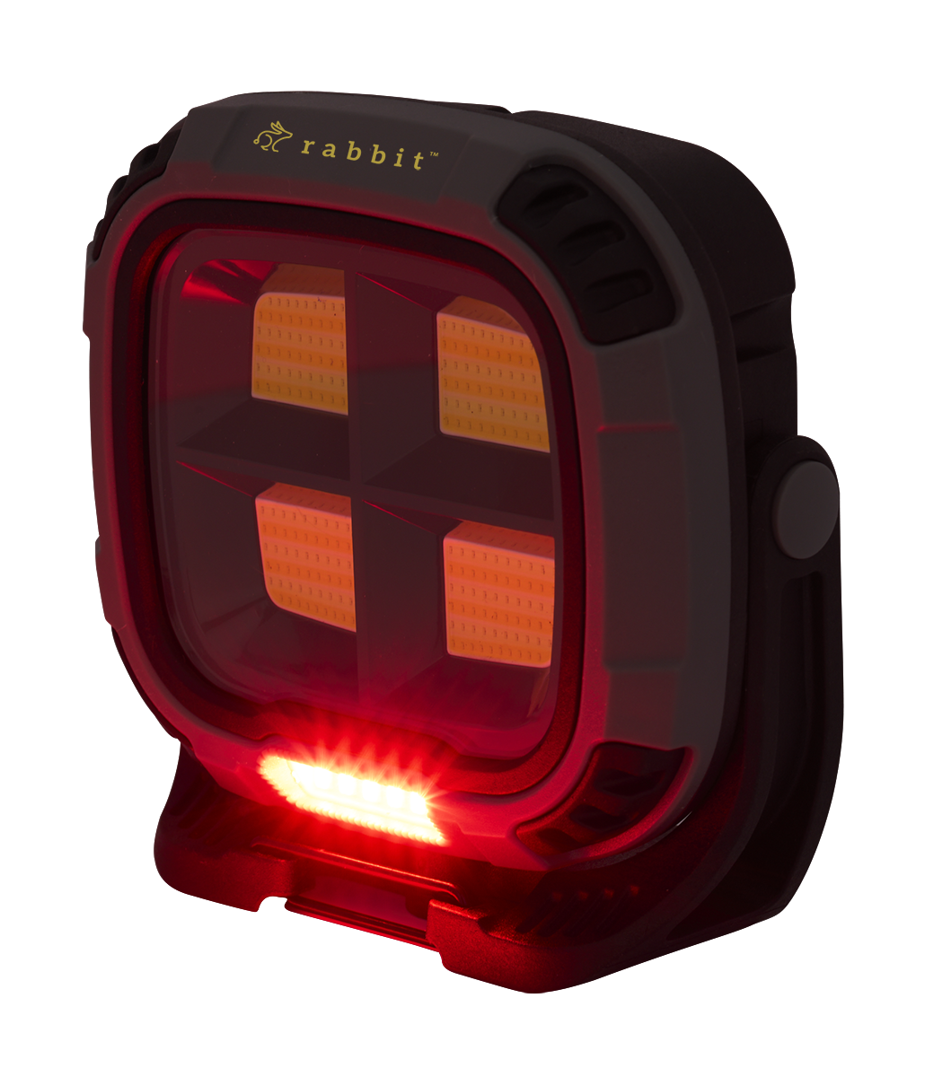 Lampe de travail quadruple COB rechargeable 20 W - FL210 red