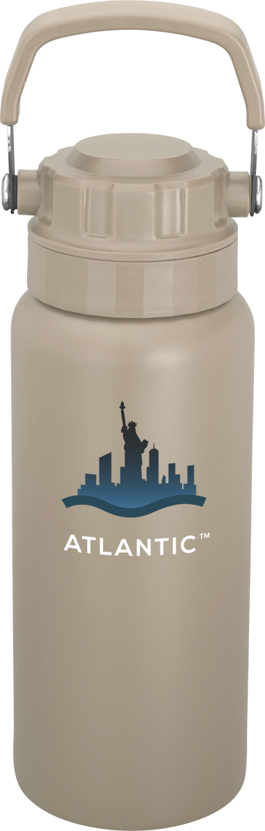 Urban Peak Bouteille à double bouchon Urban Peak® 34 oz - SL186PR White