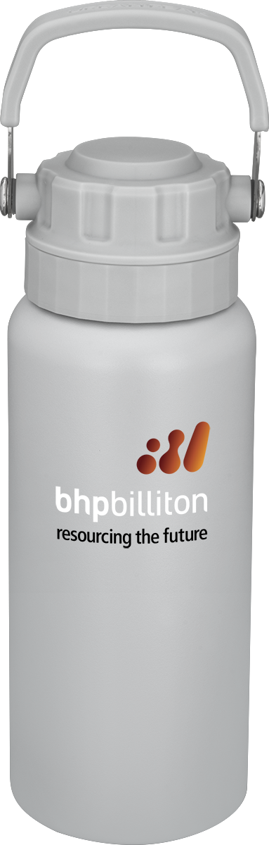 Urban Peak Bouteille à double bouchon Urban Peak® 34 oz - SL186PR gray