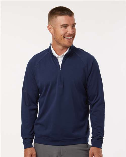 Adidas Men's Club Quarter-Zip Pullover - A598 Collegiate Navy